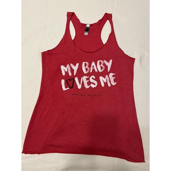 Vintage MARTINA MCBRIDE "My Baby Loves Me" Women's Tank Size Medium - Picture 2 of 9